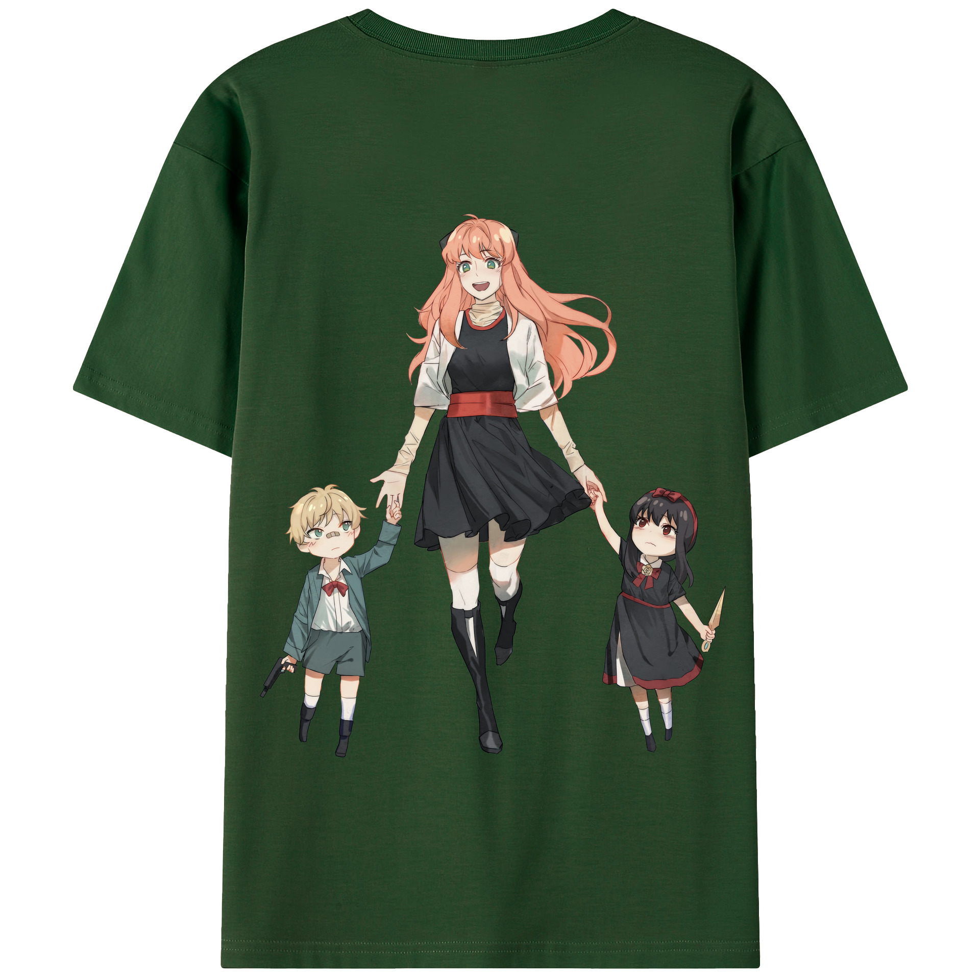 （画像用） SPY×FAMILY间谍家家酒 綿100％半袖Tシャツ（背面プリント）